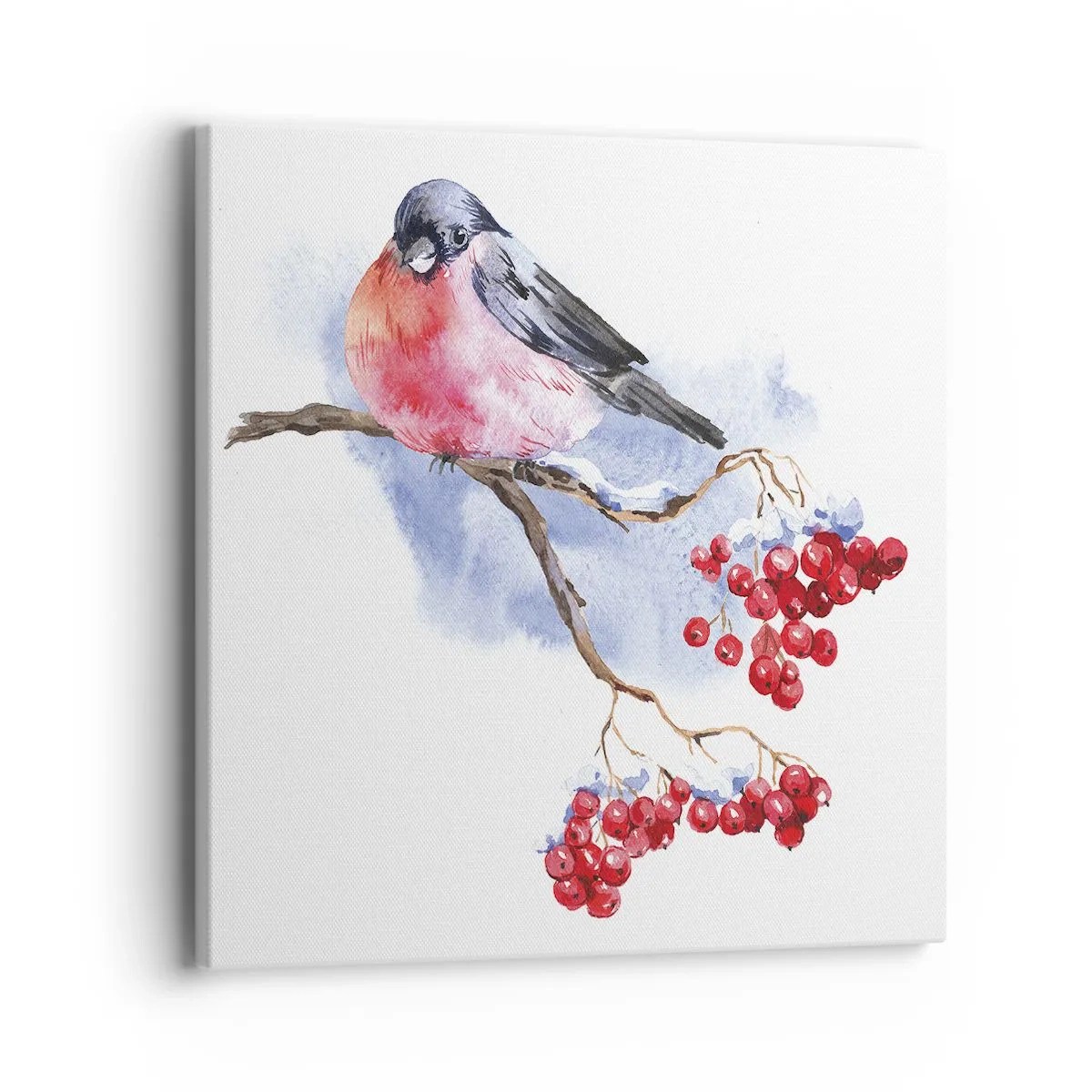 Impression sur toile - Image sur toile - L'hiver en couleurs - 40x40 cm