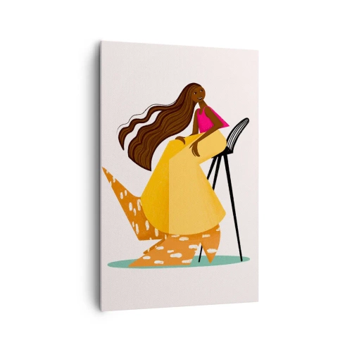 Impression sur toile - Image sur toile - La mode est aussi amusante - 80x120 cm