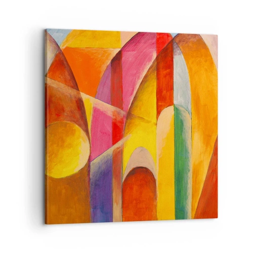 Impression sur toile - Image sur toile - Cathédrale du soleil - 60x60 cm
