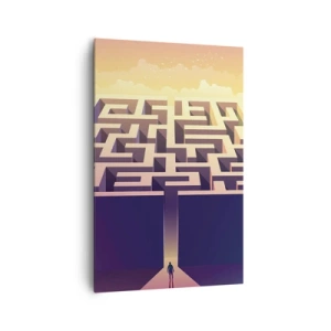 Impression sur toile - Image sur toile - Le temps de la décision - 80x120 cm