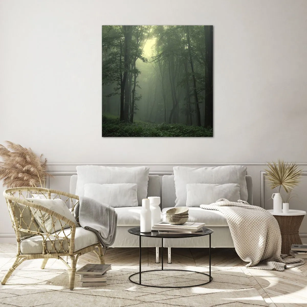 Impression sur verre - Image sur verre - Avant qu'il ne se réveille - 50x50 cm