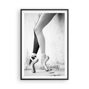 Affiche dans un cadre noir - Poster - Ballerine, voilà ! - 61x91 cm
