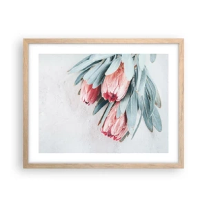 Affiche dans un chêne clair - Poster - Honte de leur propre beauté - 50x40 cm