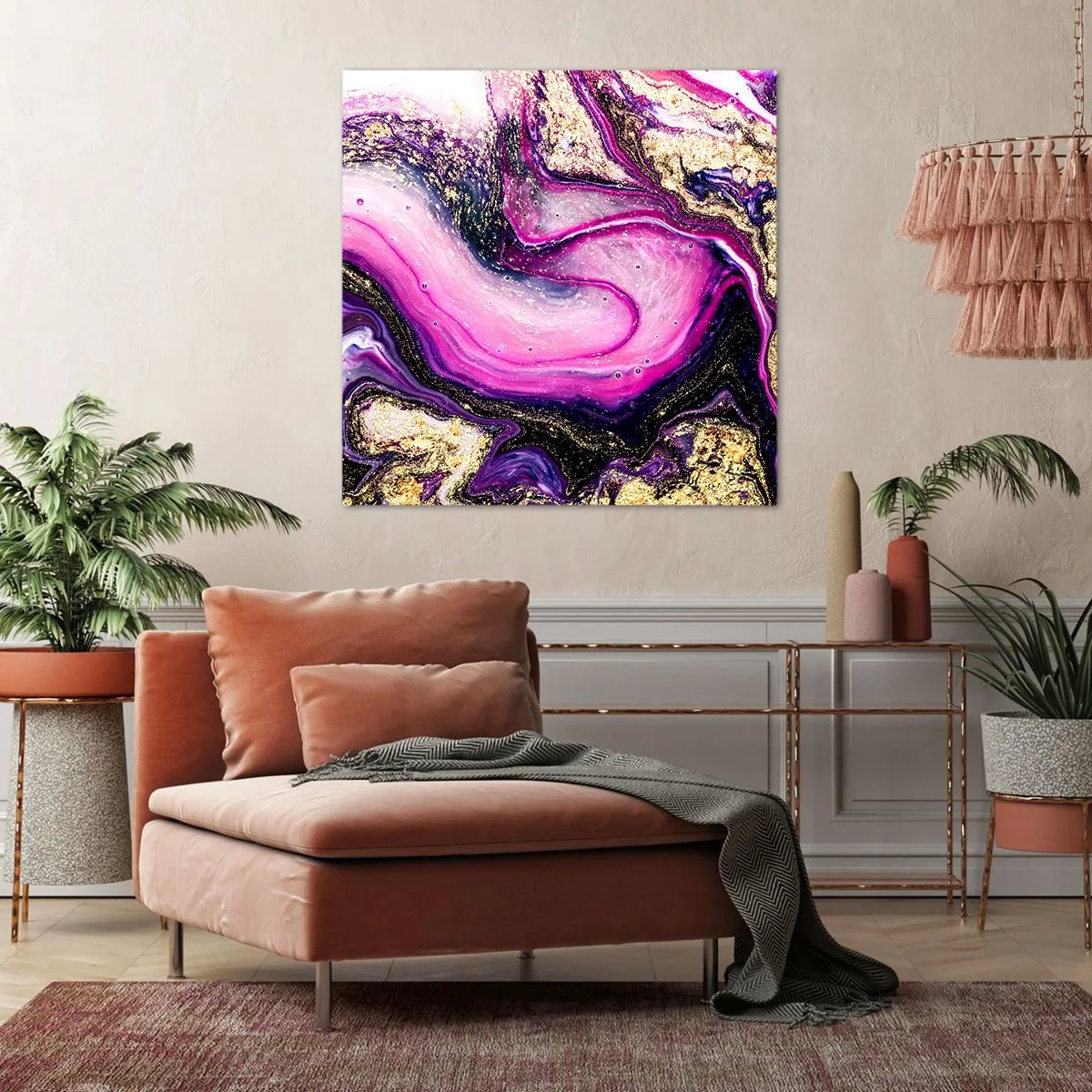 Impression sur toile - Image sur toile - Un instant dans les coulisses - 60x60 cm