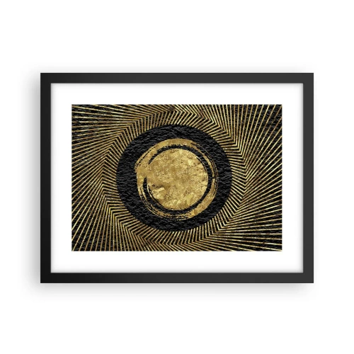 Affiche dans un cadre noir - Poster - Composition glamour - 40x30 cm