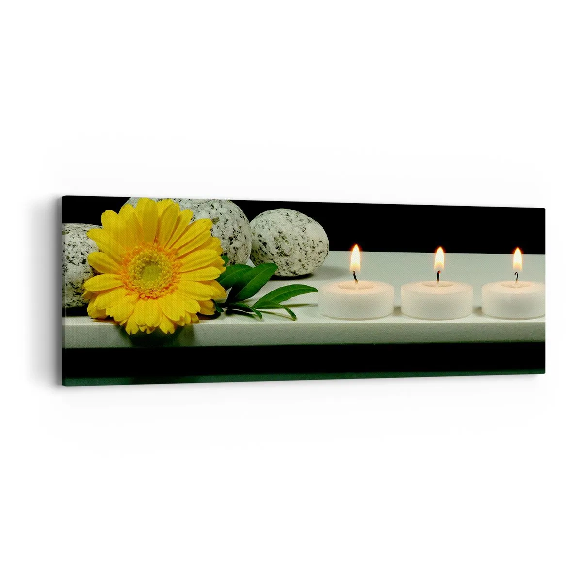 Impression sur toile - Image sur toile - Apaisement des sens - 90x30 cm