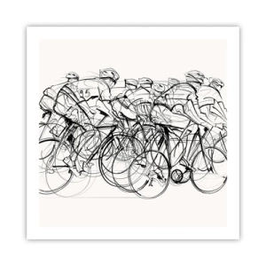 Affiche - Poster - Ensemble en équipe - 60x60 cm