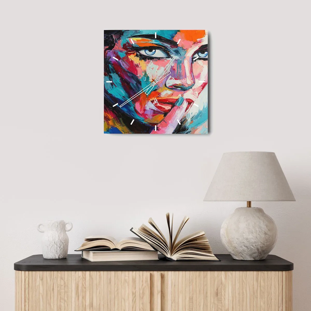 Horloge murale - Pendule murale - Notre premier secret - 30x30 cm