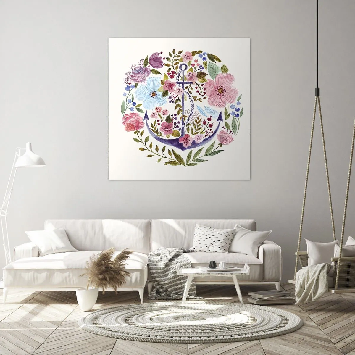 Impression sur toile - Image sur toile - Le beau rêve du marin - 40x40 cm