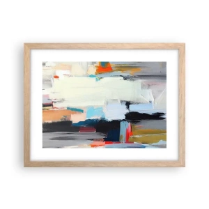 Affiche dans un chêne clair - Poster - Y a-t-il une méthode ? - 40x30 cm