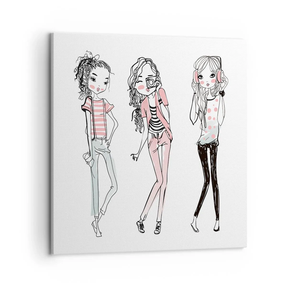 Impression sur toile - Image sur toile - On va s'amuser - 50x50 cm