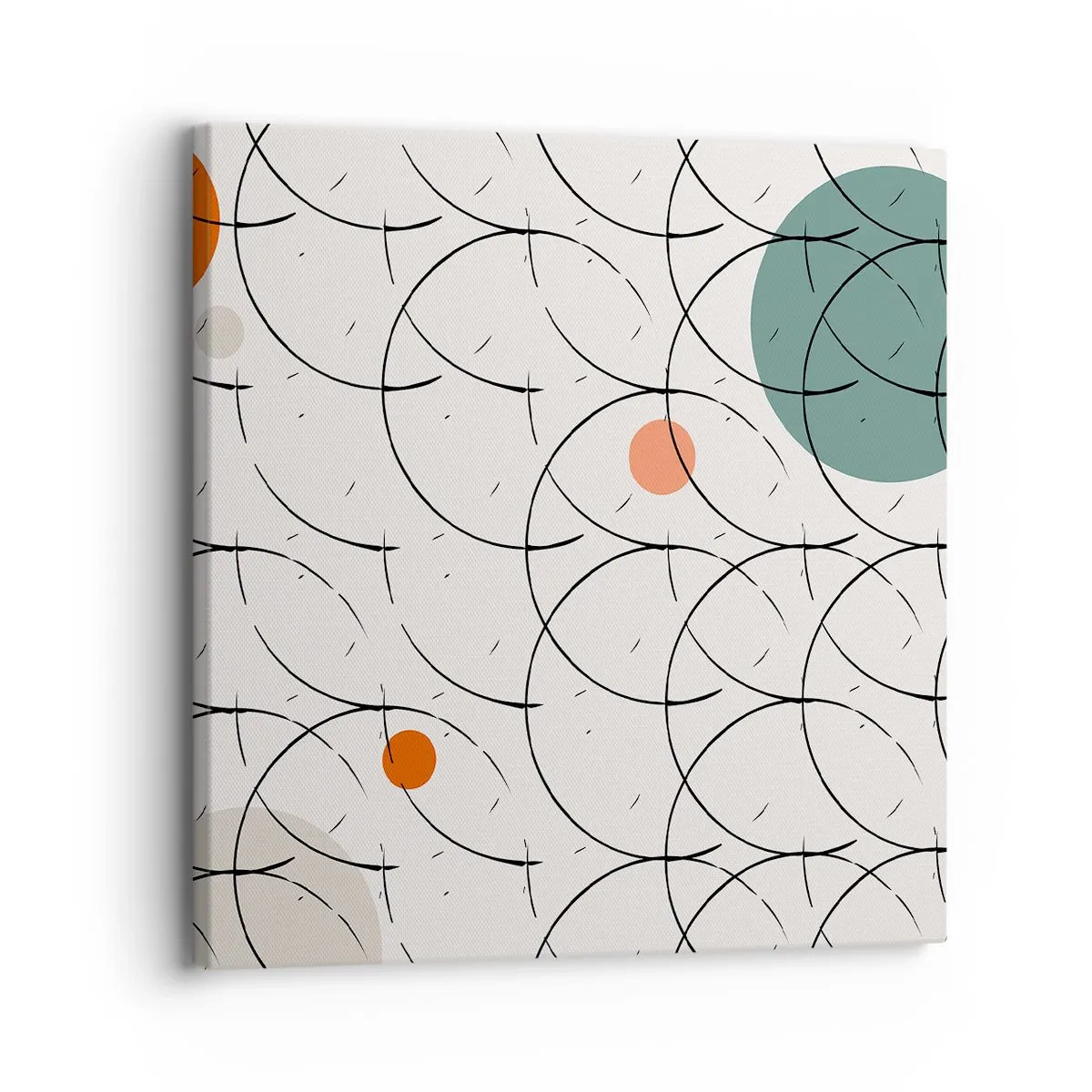 Impression sur toile - Image sur toile - Dans l'esprit pop art - 30x30 cm