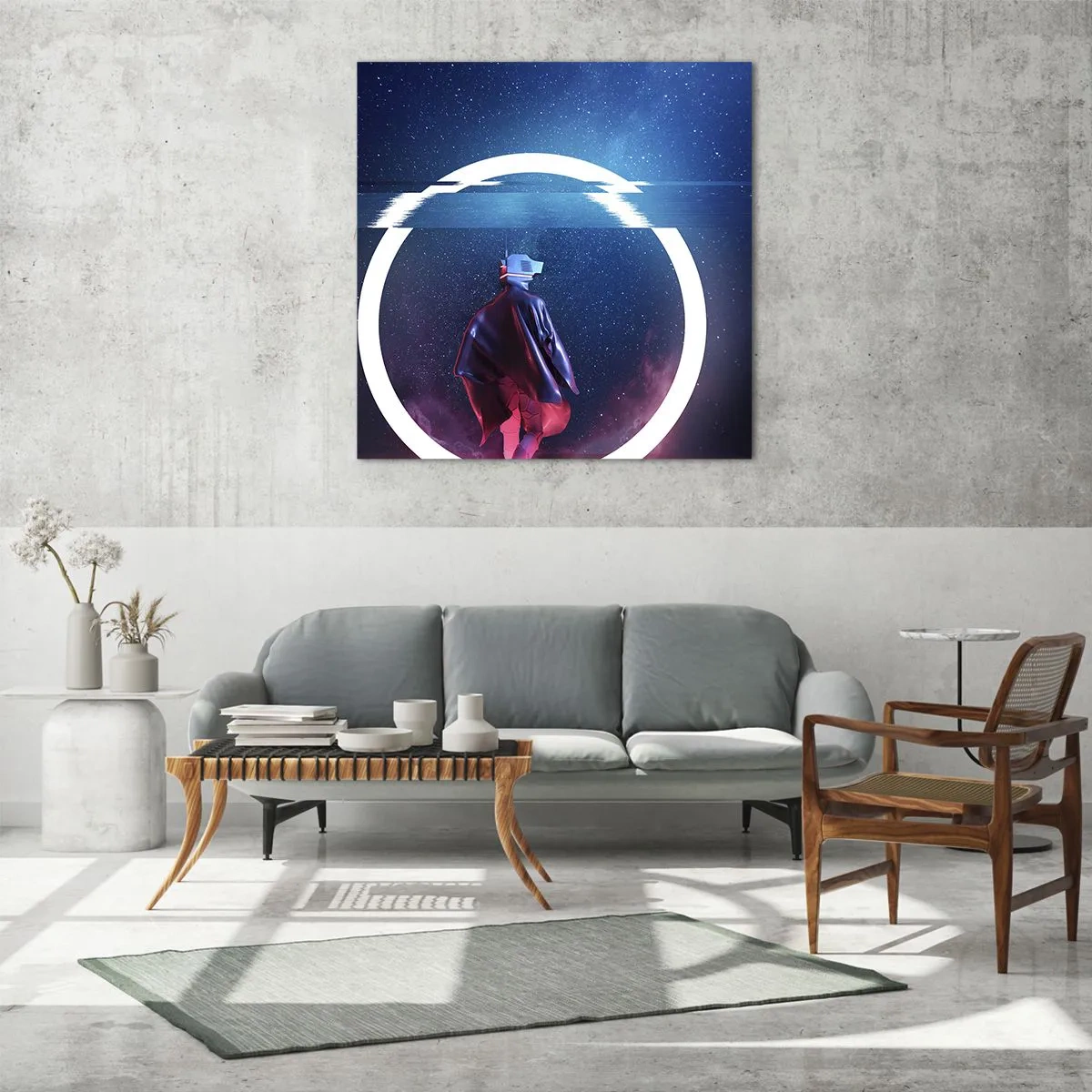 Impression sur verre - Image sur verre - Entre deux mondes - 30x30 cm