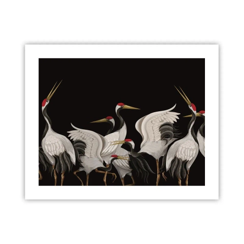 Affiche - Poster - Histoire d'oiseaux - 50x40 cm