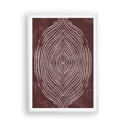 Affiche dans un cadre blanc - Poster - L'espace parle - 70x100 cm