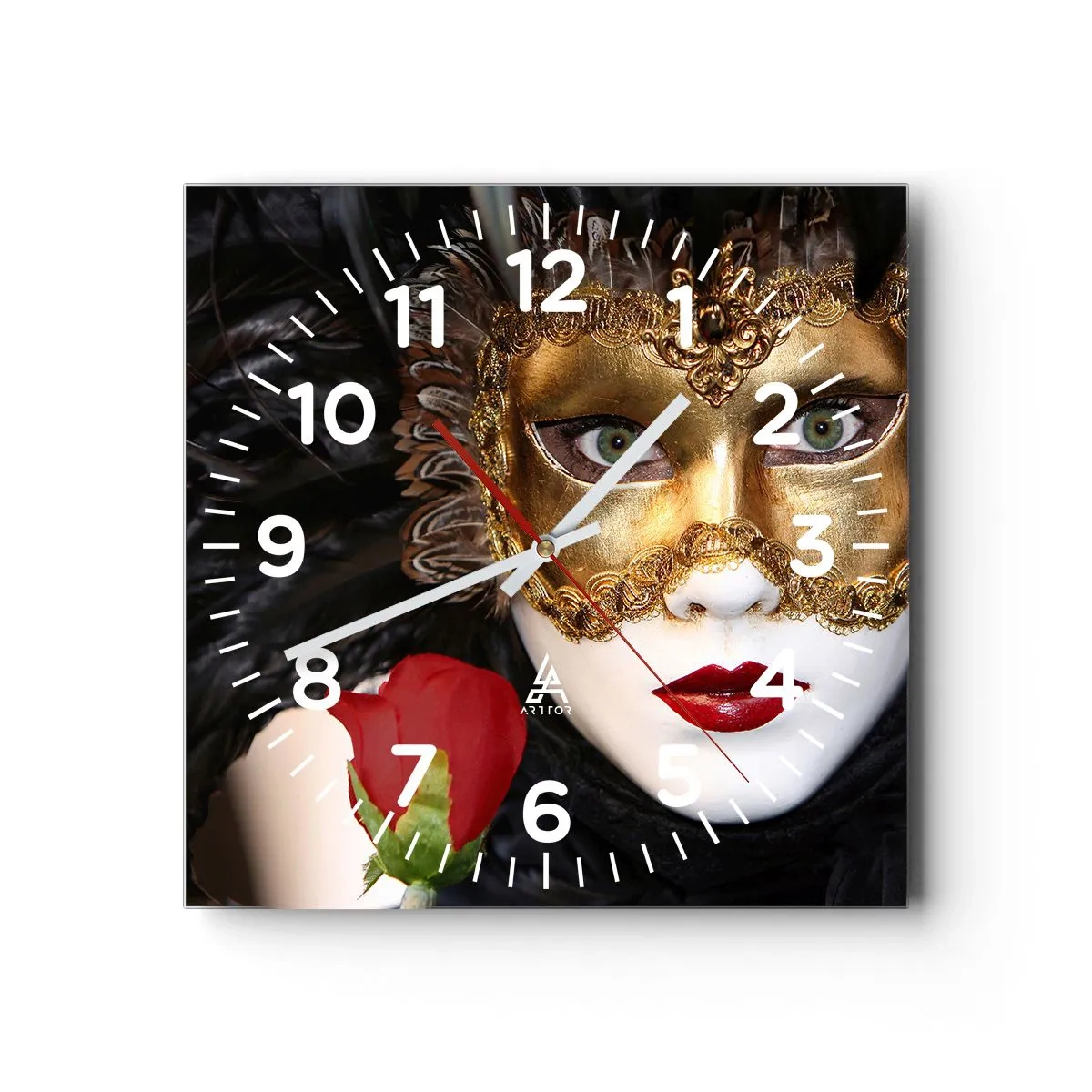 Horloge murale - Pendule murale - Parce que la vie est un grand bal - 30x30 cm