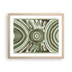 Affiche dans un chêne clair - Poster - Une explosion d'émotions - 50x40 cm