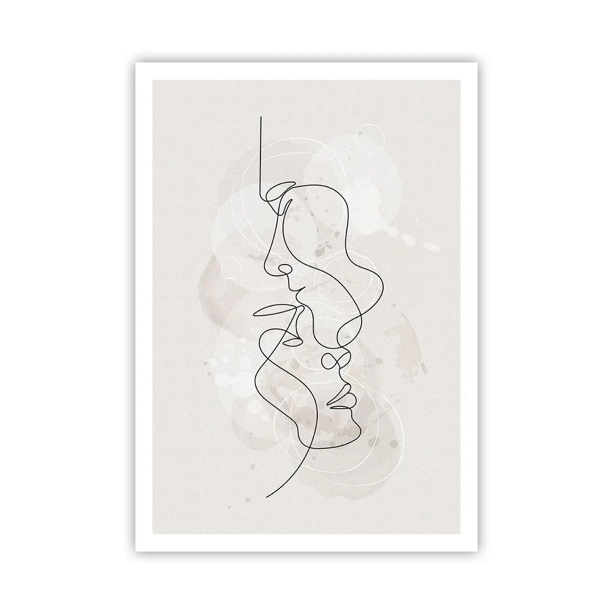 Affiche - Poster - Emmêlé dans une étreinte - 70x100 cm