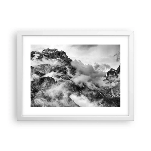 Affiche dans un cadre blanc - Poster - Belle et cruelle - 40x30 cm