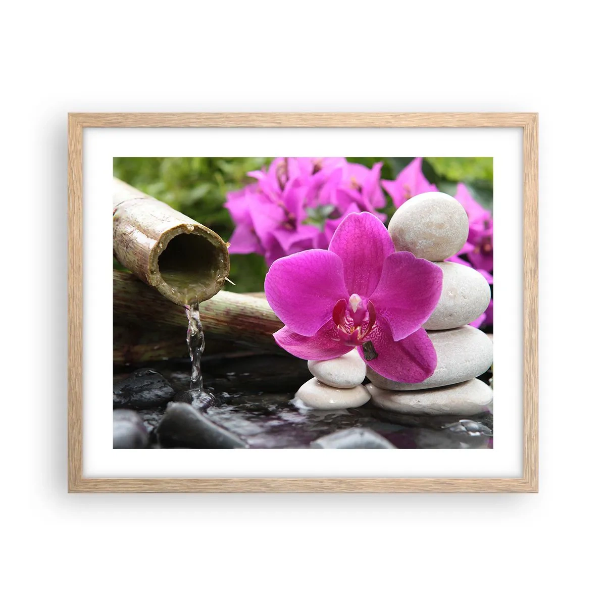 Affiche dans un chêne clair - Poster - Tu te reposes déjà - 50x40 cm