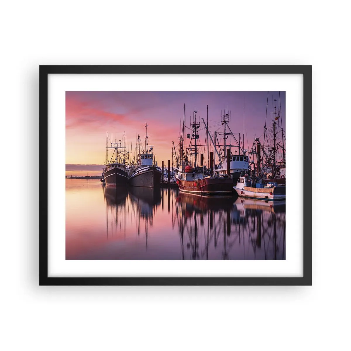 Affiche dans un cadre noir - Poster - Avant le jour suivant - 50x40 cm