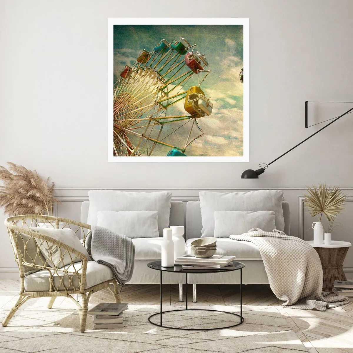 Affiche - Poster - On va faire la fête - 60x60 cm