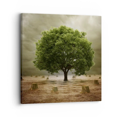 Impression sur toile - Image sur toile - Tout l'espoir - 30x30 cm