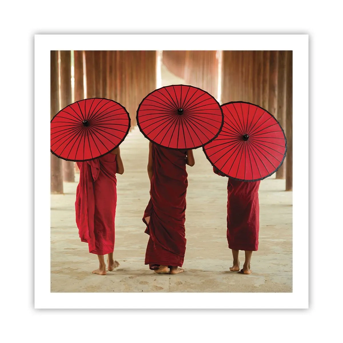 Affiche - Poster - Sur la route du pays pure - 60x60 cm