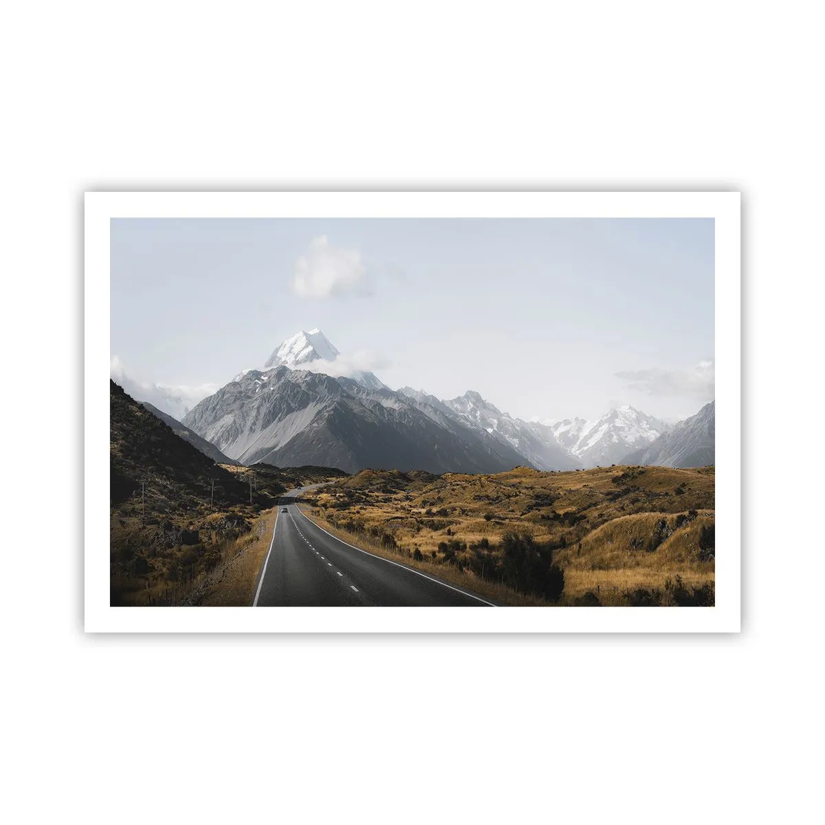 Affiche - Poster - Chemin vers le coeur de la montagne - 91x61 cm