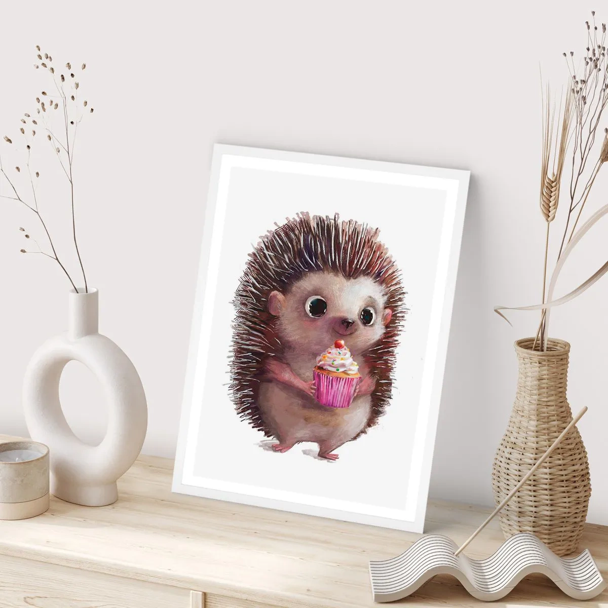 Affiche dans un cadre blanc - Poster - La fête c'est tous les jours - 70x100 cm