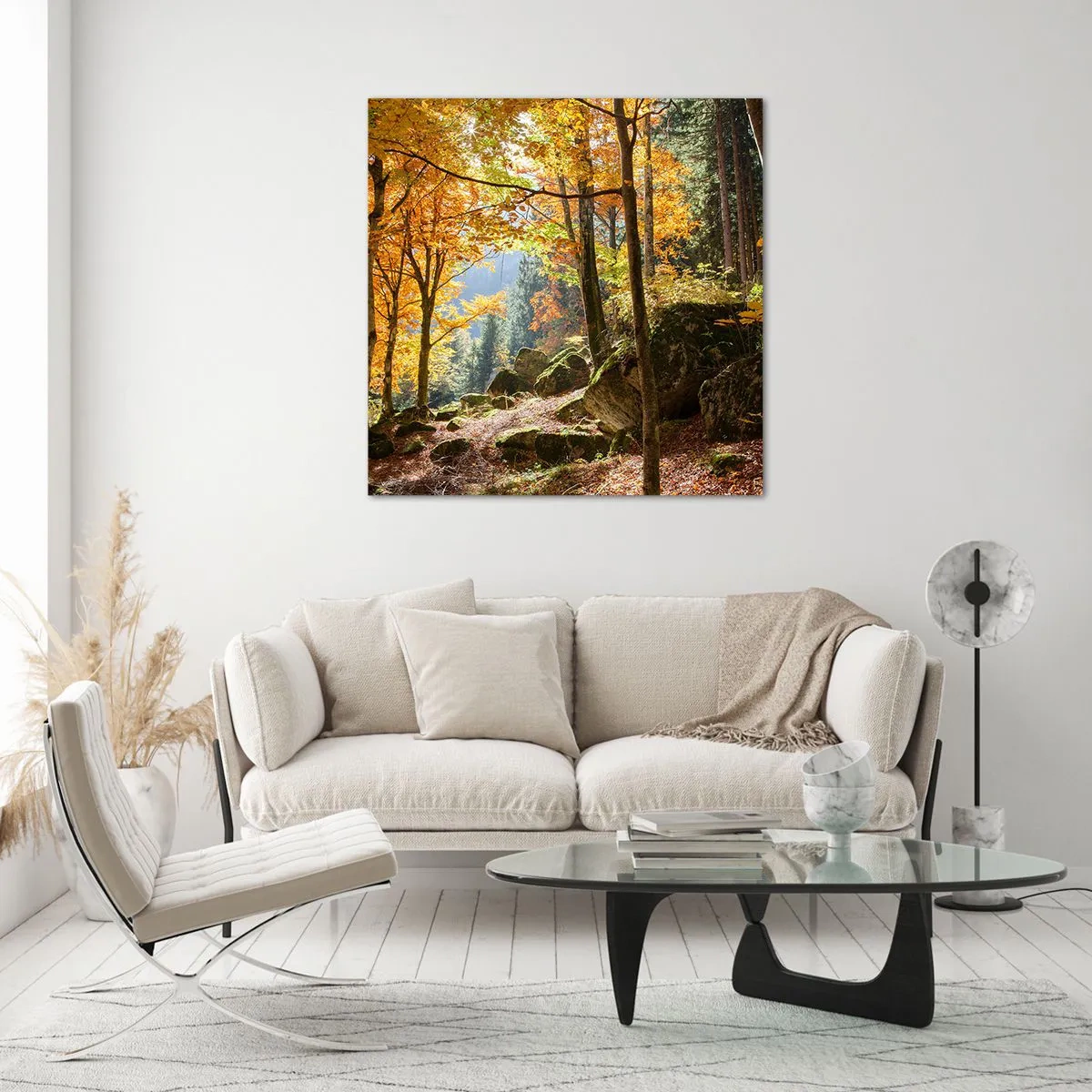 Impression sur verre - Image sur verre - Il est temps de se détendre - 50x50 cm