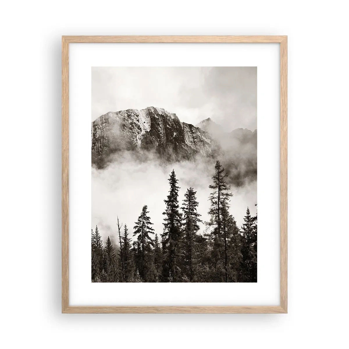 Affiche dans un chêne clair - Poster - Seigneur de granite - 40x50 cm