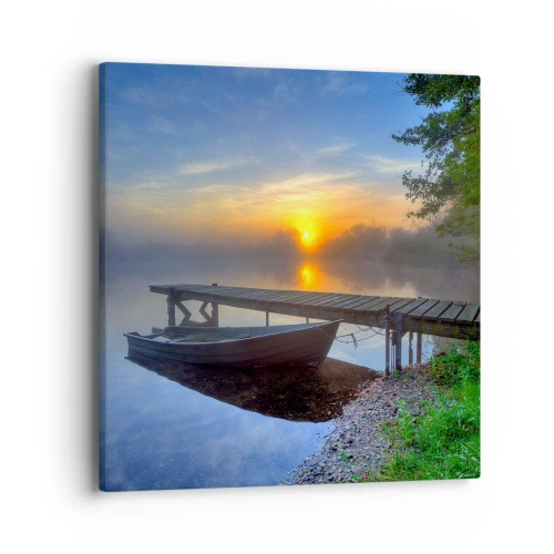 Impression sur toile - Image sur toile - Comment l'ordinaire se transforme en magie - 40x40 cm