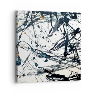 Impression sur toile - Image sur toile - Abstraction expressionniste - 30x30 cm