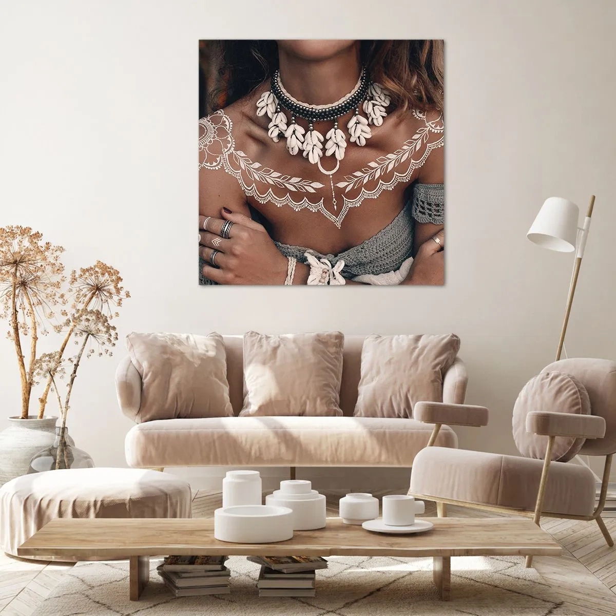 Impression sur toile - Image sur toile - Talismans, rituels de la féminité - 60x60 cm