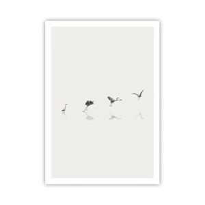 Affiche - Poster - Quatre étapes simples - 70x100 cm