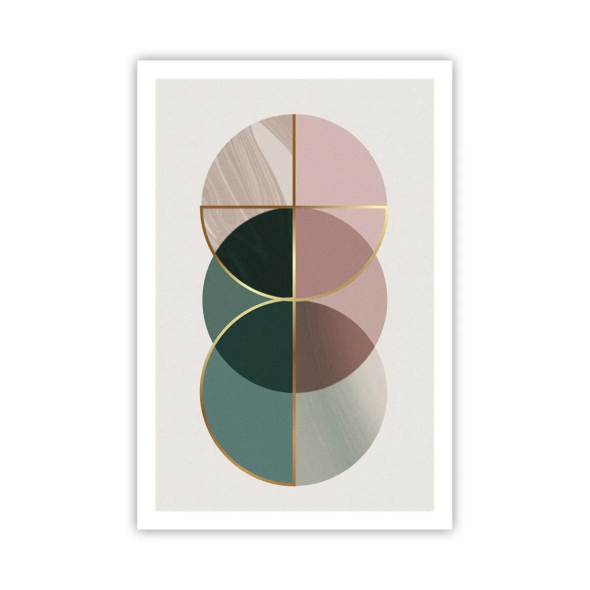 Affiche - Poster - Cercles après cercles - 61x91 cm