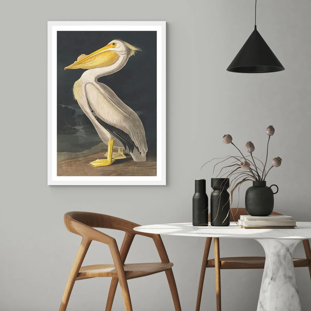 Affiche dans un cadre blanc - Poster - Plein de fierté - 70x100 cm