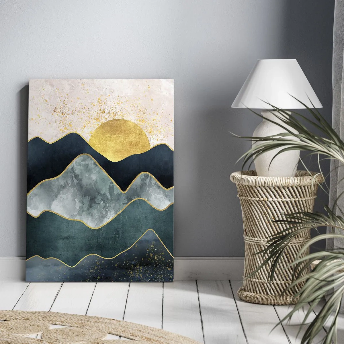 Impression sur toile - Image sur toile - Après les sept montagnes - 70x100 cm