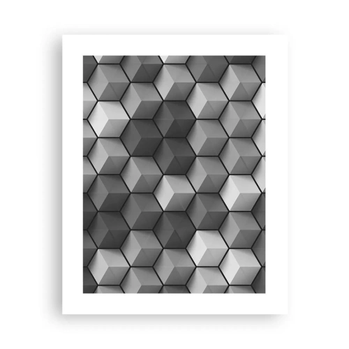 Affiche - Poster - Puzzle cubiste - 40x50 cm