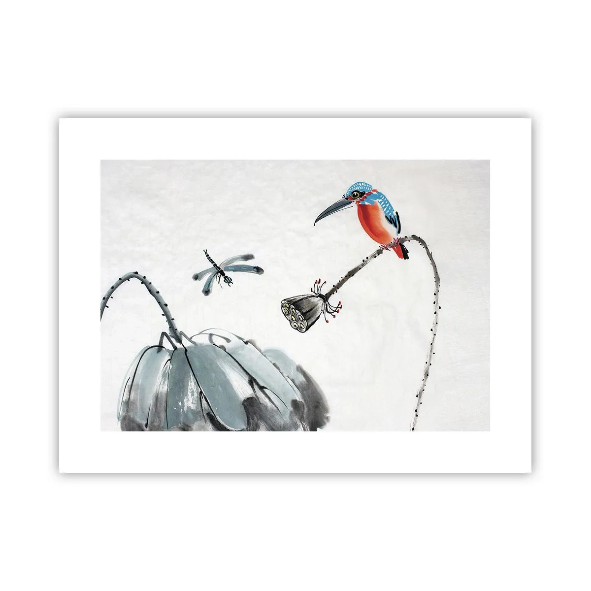 Affiche - Poster - La vie du champ - 40x30 cm