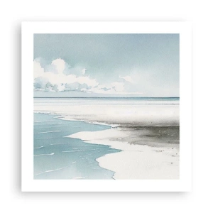 Affiche - Poster - Marée douce - 50x50 cm
