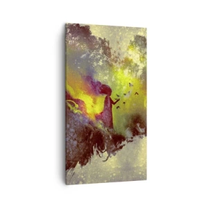 Impression sur toile - Image sur toile - Mère Nature - 45x80 cm