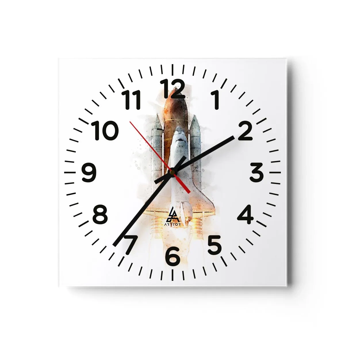 Horloge murale - Pendule murale - Des explorateurs pour commencer - 30x30 cm
