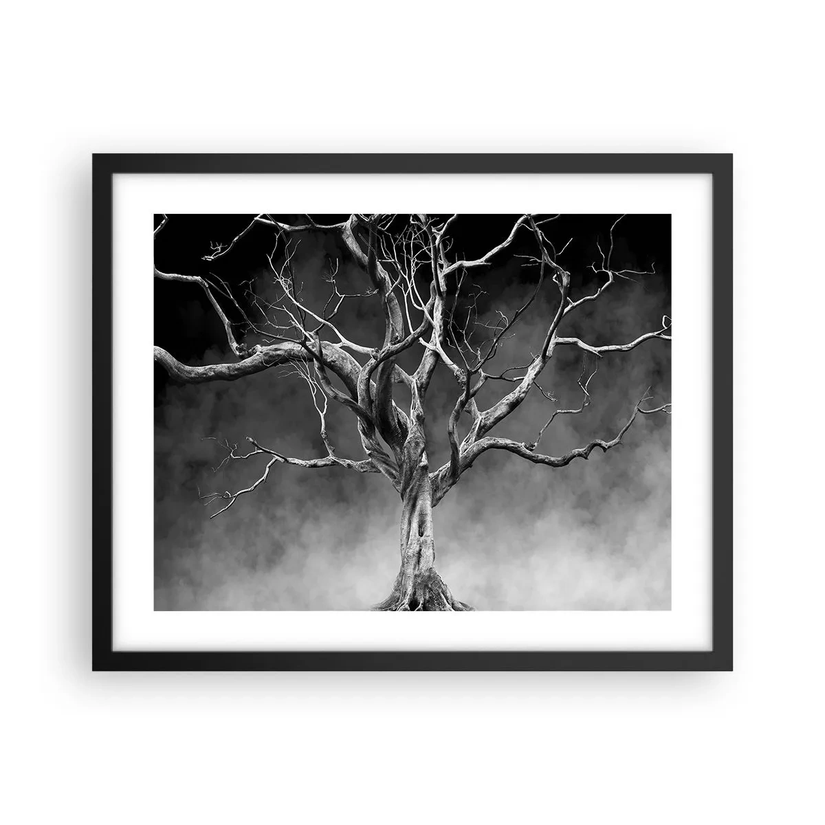 Affiche dans un cadre noir - Poster - Primordial et sacré - 50x40 cm