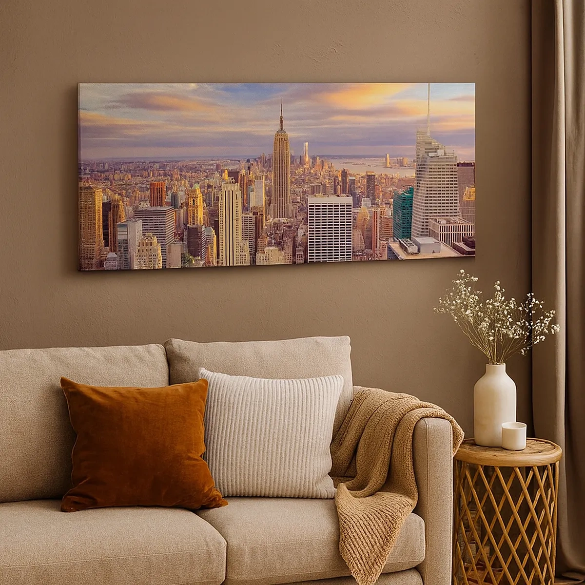 Impression sur toile - Image sur toile - Atteindre les nuages eux-mêmes - 30x30 cm