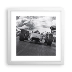 Affiche dans un cadre blanc - Poster - Puissance! - 30x30 cm