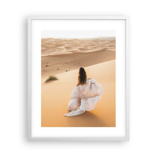 Affiche dans un cadre blanc - Poster - Evasion vers la liberté - 40x50 cm