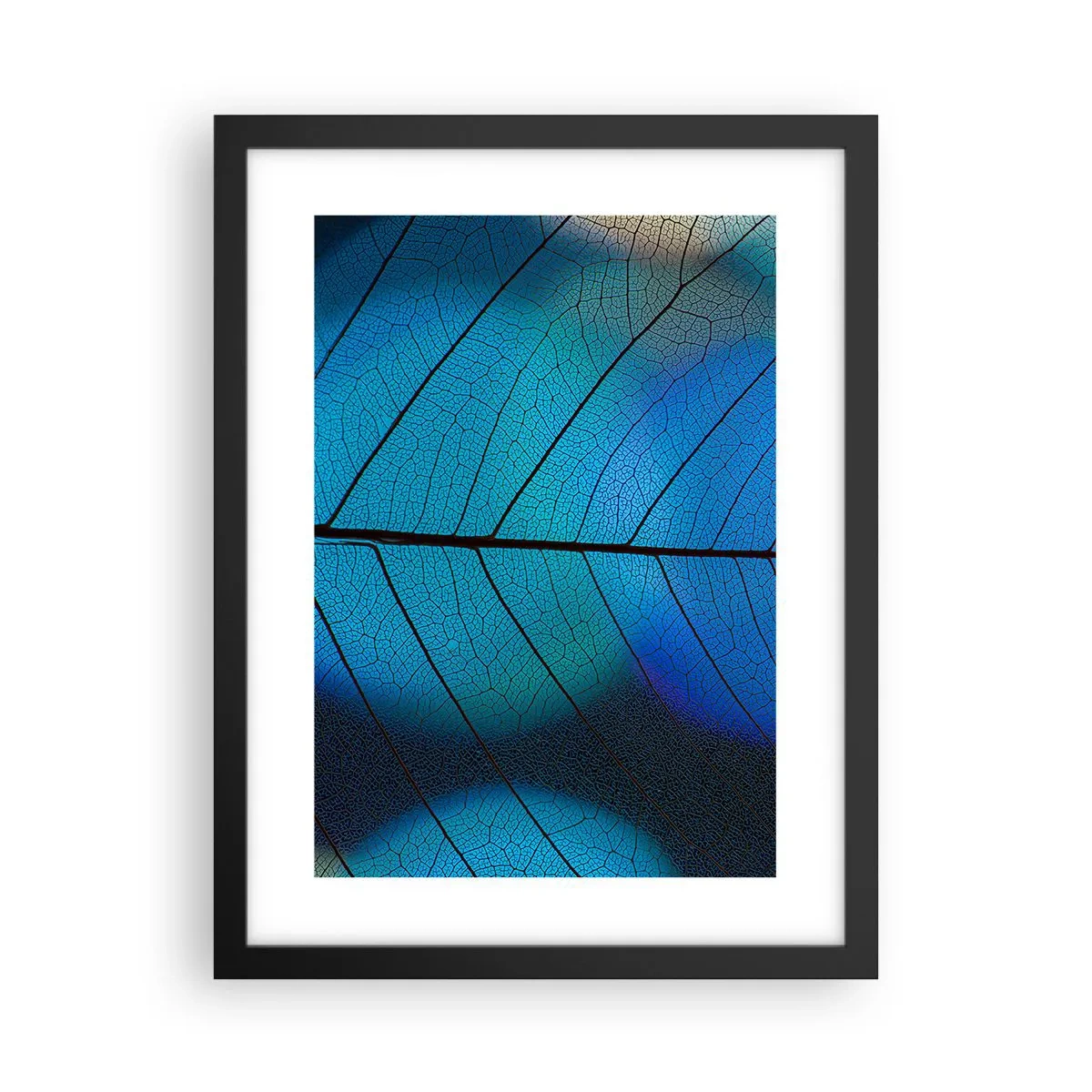 Affiche dans un cadre noir - Poster - Construction complexe - 30x40 cm