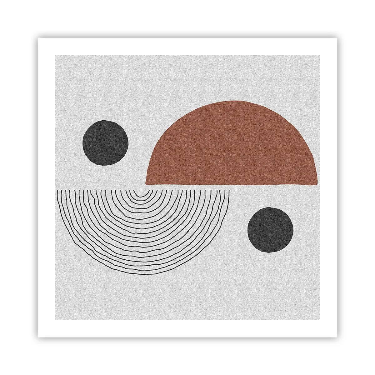 Affiche - Poster - Perfection de la roue - 60x60 cm